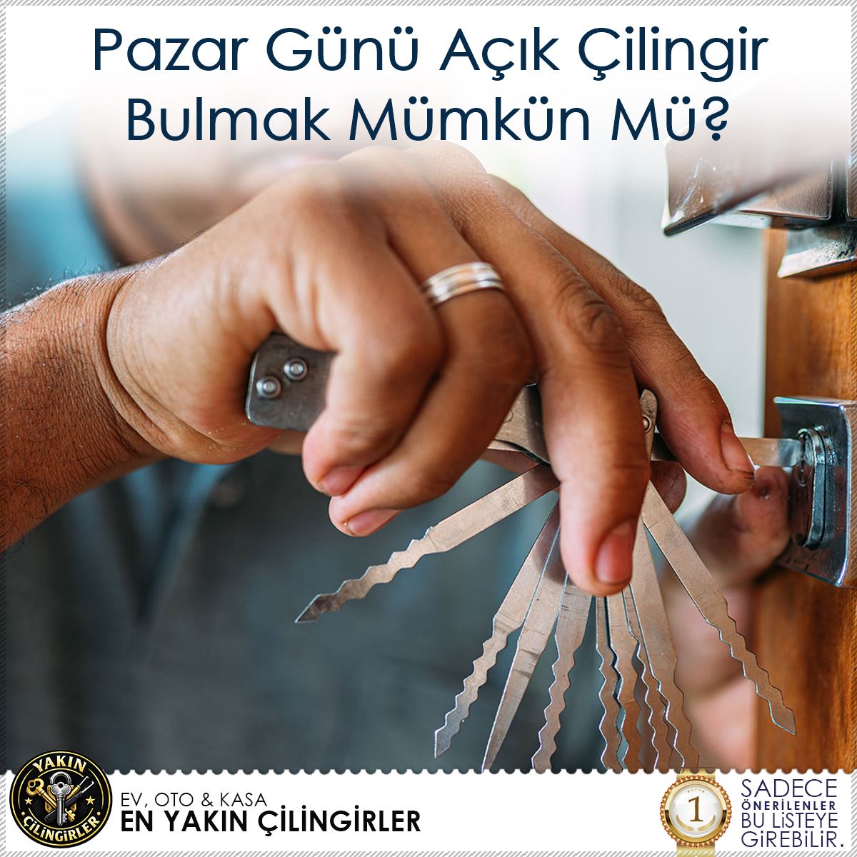 Pazar Günü Açık Çilingir Bulmak Mümkün Mü? : Kapak Görseli